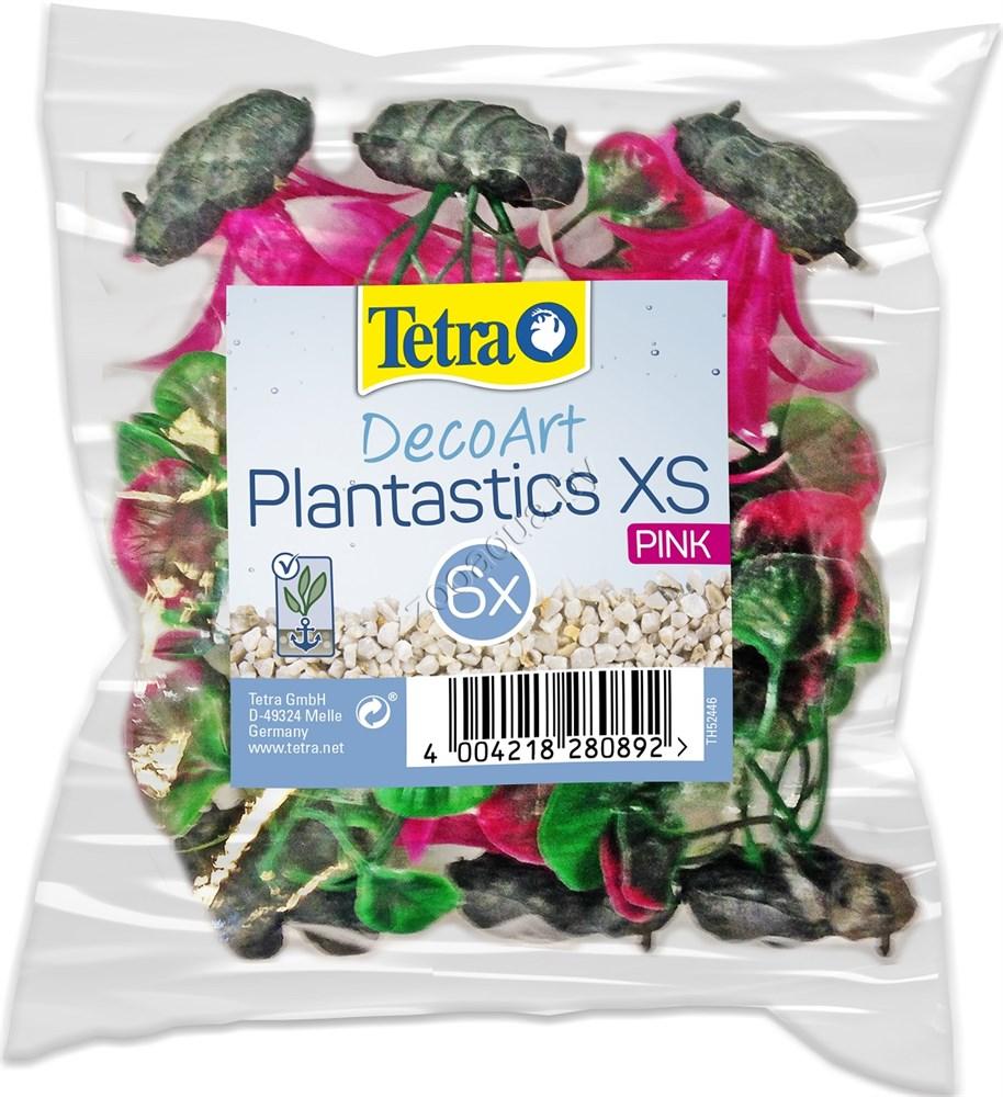 Tetra Растение пластиковое мини Tetra DecoArt Plant XS M Pink Refil 6см розовое (6шт) - фото 1 - id-p121583413