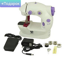 Швейная машинка компактная Mini Sewing Machine (Портняжка) с инструкцией на русском языке без подсветки