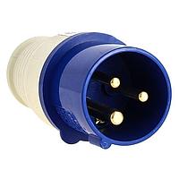 023 Вилка силовая 2Р+РЕ 32А 230В IP44