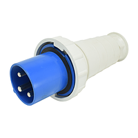 033 Вилка силовая 2Р+РЕ 63А 220В IP67