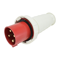 034 Вилка силовая 3Р+РЕ 63А 380В IP67