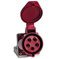 125 Розетка силовая 3Р+РЕ+N 32А 380В IP44