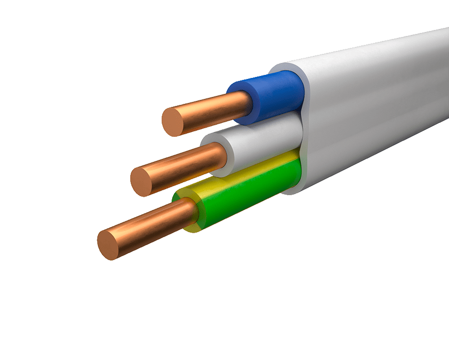 Провод ПУНП 3х2,5 бел ПБВВ (Щучинский завод 
Автопровод)