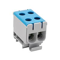 Клемма силовая вводная двойная КСВ 16-50 
синяя EKF PROxima