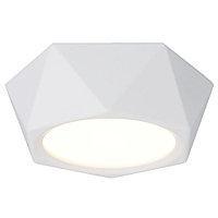 Накладной потолочный светодиодный светильник 
DLR027 6W 4200K белый матовый