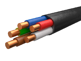 Кабель ВВГнг 5х1,5 (ПОИСК-1)