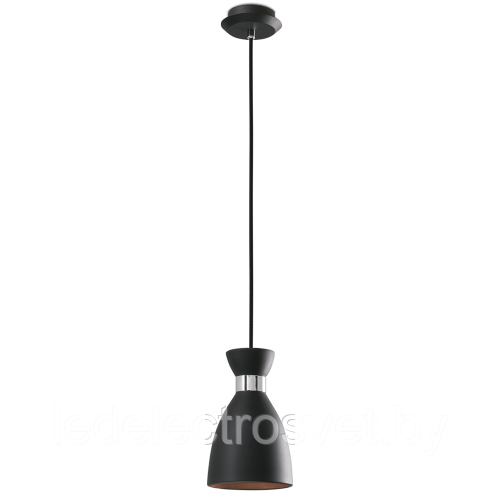 Светильник подвесной VESTA 55071-1 CUTE 1x60W, Е-27, черный - фото 1 - id-p171677940