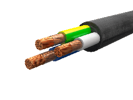 Кабель КГ 3х2,5+1х1,5 (Калужский кабельный 
завод)