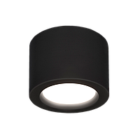 Накладной потолочный светодиодный светильник 
DLR026 6W 4200K черный матовый