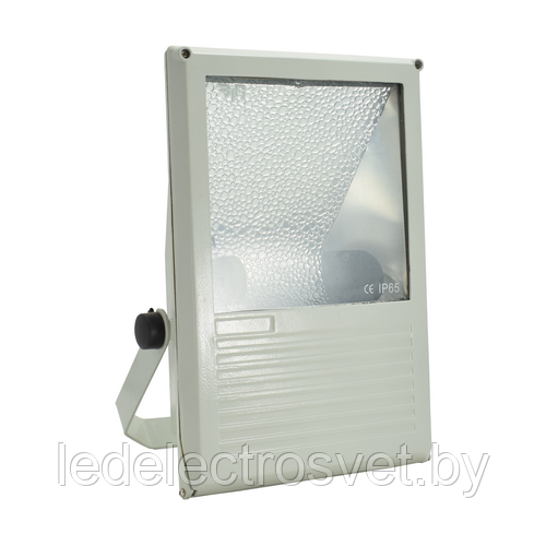 Прожектор металлогалогенный FLD09 150W 230V E27 
IP65 (для лампы ДНАТ/ДРИ) белый + 2 лампы 150W E27 240V
