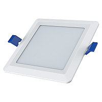 Светодиодная панель 9W 4000K квадрат, встраиваемая