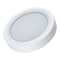 Светодиодная панель накладная 12W 4000K круг, 
накладная