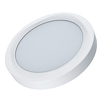Светодиодная панель накладная 18W 4000K круг, 
накладная
