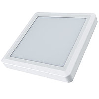 Светодиодная панель накладная 24W 4000K квадрат, 
накладная