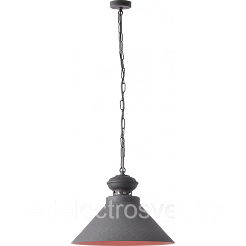 Светильник подвесной VESTA 17231 LOFT 1х60W, E27 серый - фото 1 - id-p171677230