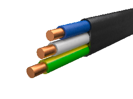 Кабель ВВГ 3х4 п (Экокабель)