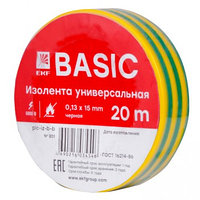 Изолента класс В (0,13х15мм) (20м.) желто-зеленая 
EKF Basic