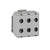 Клемма силовая вводная тройная КСВ 16-50 
серая EKF PROxima