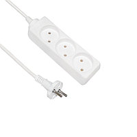 Удлинитель 3 гнезда 3м, 10А/2,2кW без з/к, ПВС 
2х0,75 "POWERMAN"