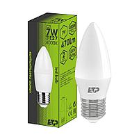 Лампа светодиодная C3 7W 4000K E27