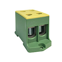 Клемма силовая вводная двойная КСВ 16-95 
желто-зеленая