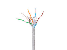 Кабель витая пара F/UTP Cat5E 4х2х24AWG (0.51мм) 305м, CCA, внутр. (ПВХ) Юпитер (ЮПИТЕР)