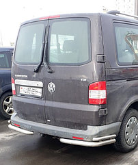 Защита заднего бампера VW T5