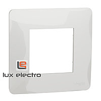 Рамка 1-постовая, белый Unica Studio Schneider Electric