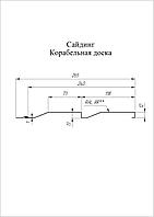 Корабельная Доска 0,265 Grand Line 0,45 Print Premium Silver Wood