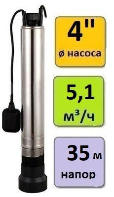Насос для колодца UNIPUMP ECO FLOAT-1 с попл. выкл, фото 2