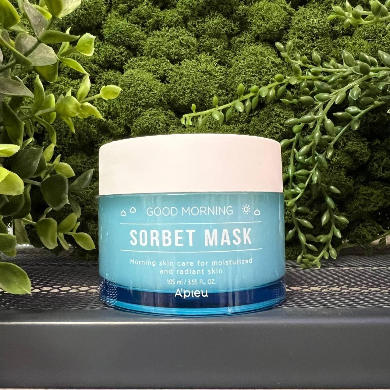 Утренняя маска для лица A'pieu Good Morning Sorbet Mask (105мл) - фото 1 - id-p171564077