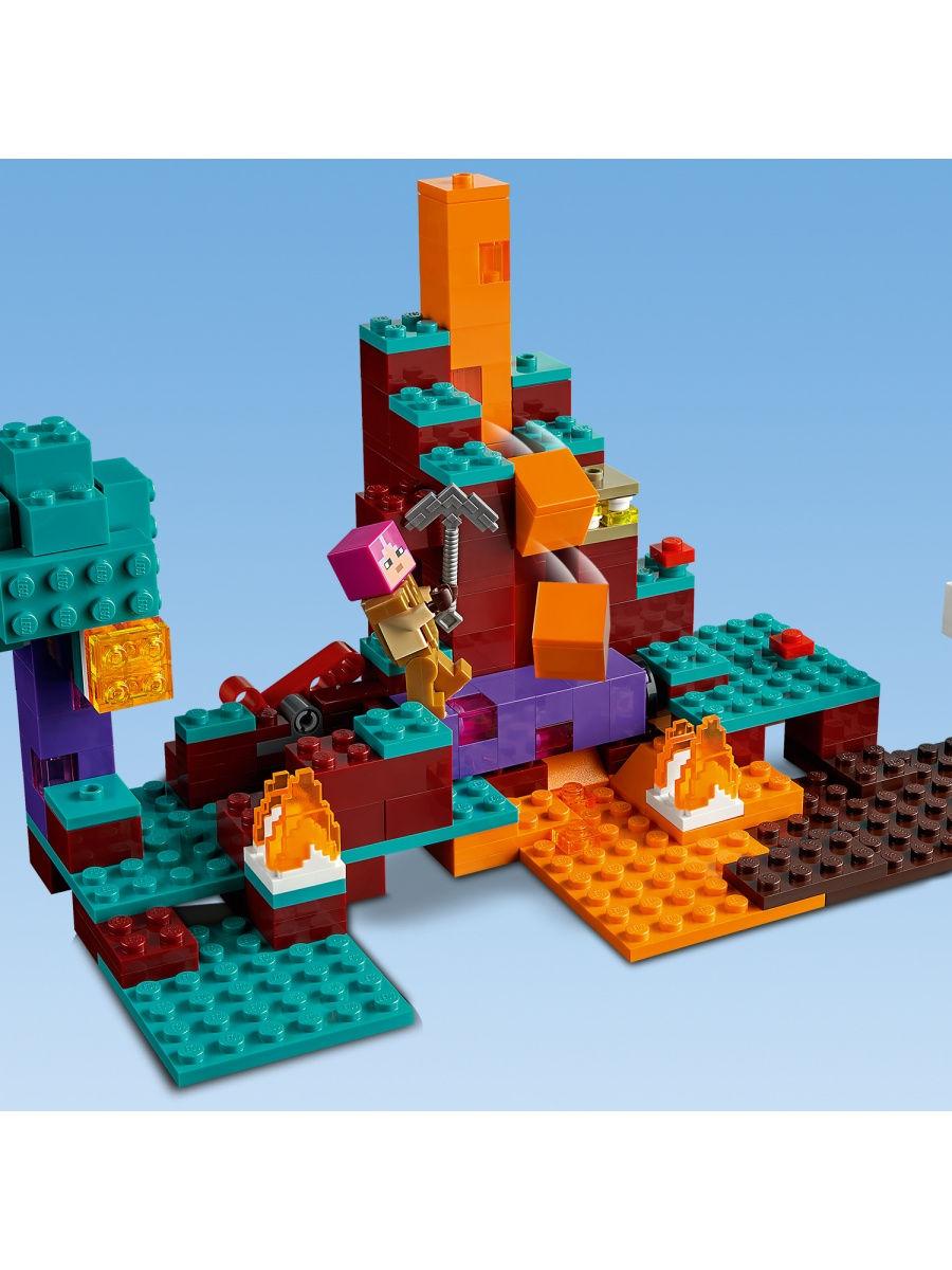 Конструктор Lego Minecraft 21168 Искаженный лес - фото 9 - id-p171746270