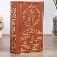 Сейф-книга «Энциклопедия богатства» 17 см