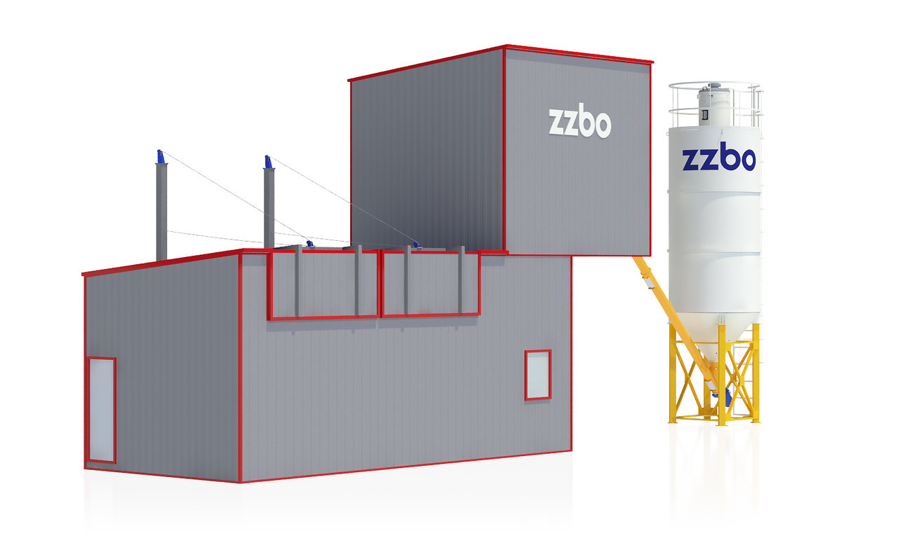 Всесезонный бетонный завод ФЛАГМАН-15 ZZBO
