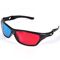 Очки анаглифные пластиковые средние, красно-синие (3D-очки)