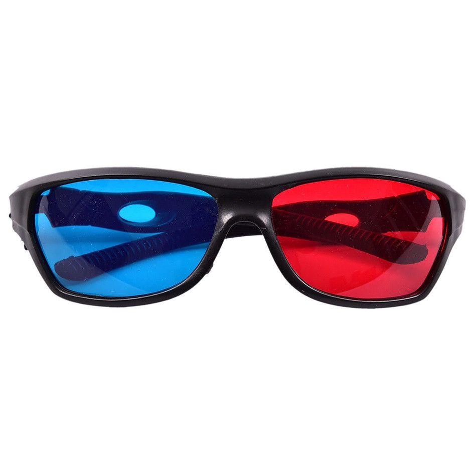 Очки анаглифные пластиковые средние, красно-синие (3D-очки) - фото 5 - id-p31533924