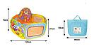 Детский манеж с корзиной для мяча и надувными стенками HW079, фото 2