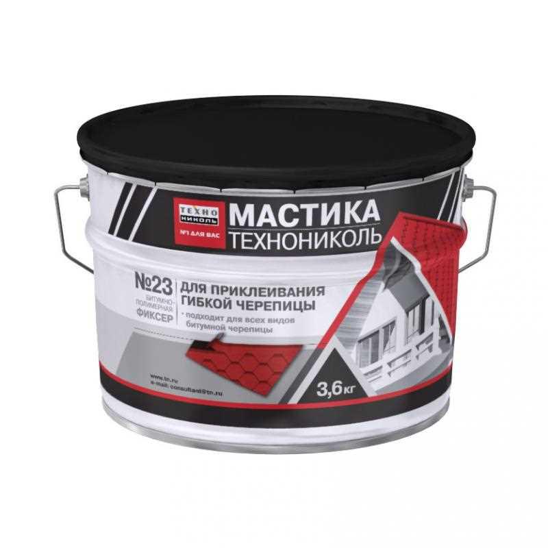 МАСТИКА ТЕХНОНИКОЛЬ №23 «ФИКСЕР» 3.6 кг - фото 1 - id-p171770078