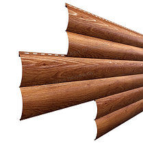 Сайдинг Woodstock Волна покрытие Ecosteel текстурированный 0,5мм, фото 3