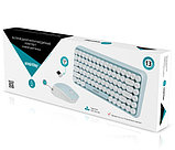 Комплект клавиатура+мышь мультимедийный SmartBuy SBC-626376AG-M мятно-белый, фото 4