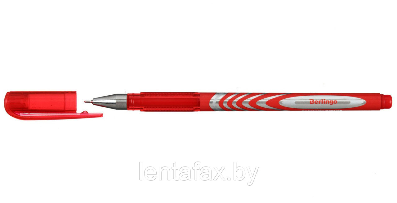 Berlingo Ручка гелевая "G-Line" красная, 0,5мм, игольчатый стержень