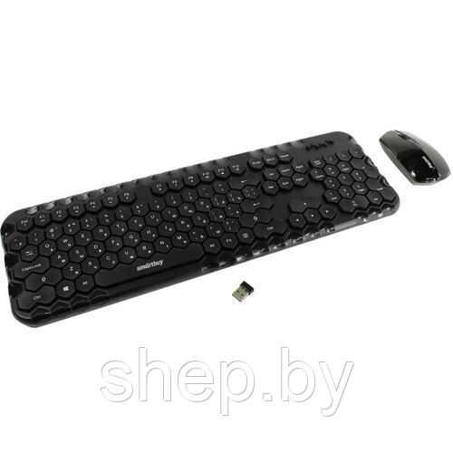 Комплект клавиатура+мышь Smartbuy Honeycomb черный (SBC-642383AG-K) /10 - фото 2 - id-p171770694