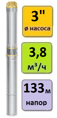 Насос скважинный погружной UNIPUMP MINI ECO 2-103 (кабель-50м), фото 2