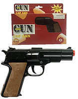 Пистолет металлический Police на пистонах 16,5 см