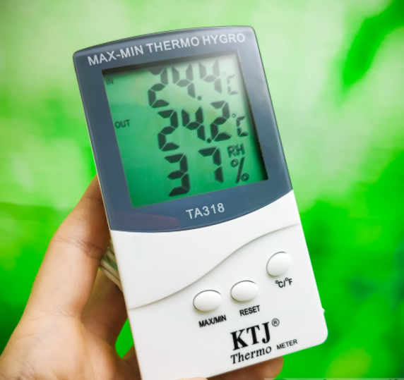 Термометр гигрометр электронный "Домашняя метеостанция" с выносным датчиком на улицу, фото 1
