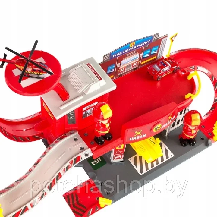 Игровой набор Паркинг "Пожарные", арт. 660-A205 - фото 6 - id-p108517353