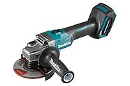 Угловая шлифмашина аккумуляторная GA005GZ (GA 005 GZ) MAKITA 40V XGT + аккумулятор 2,5Ач и зарядное устройство, фото 2