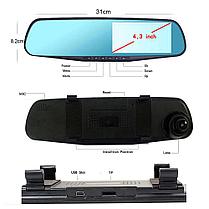 Видеорегистратор зеркало заднего вида Vehicle blackbox (Car DVR Mirror), фото 3