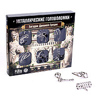 Набор металлических головоломок "Загадки Древней Греции"(6 шт), в ассорименте