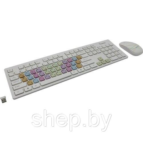 Беспроводной комплект (клавиатура+мышь) SmartBuy 218346AG (SBC-218346AG-W) Белый - фото 3 - id-p171838933